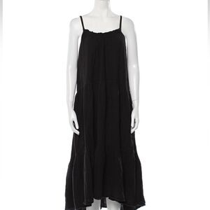 EUC Xirena Black Tent Maxi Dress Medium